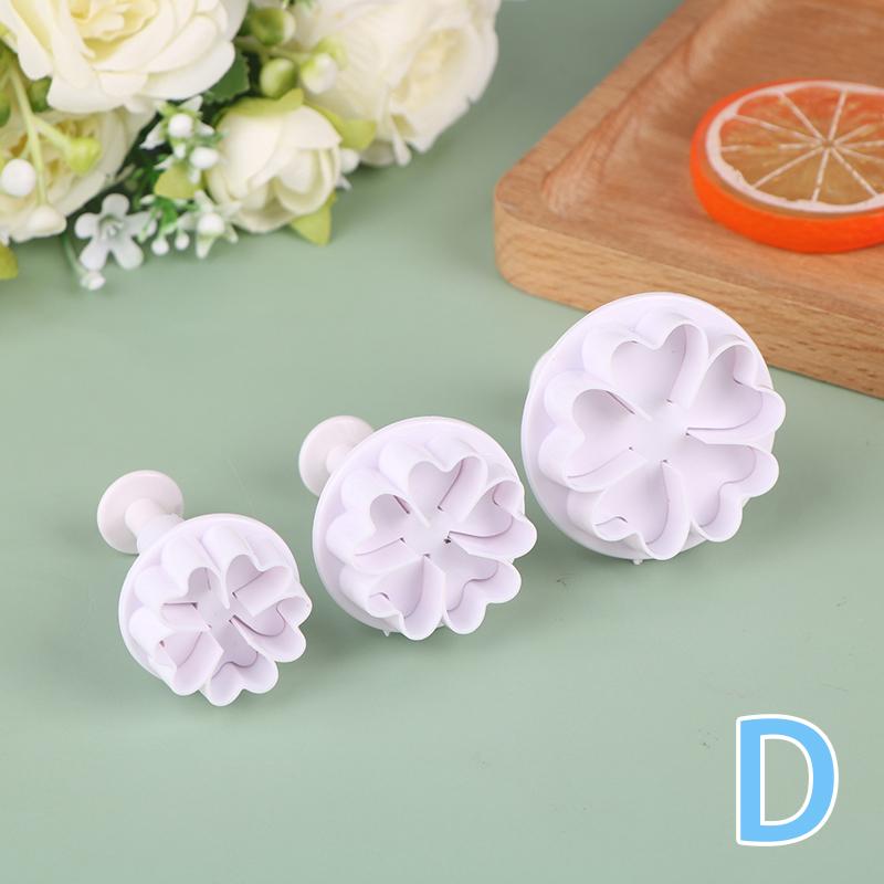 

3/4 шт. Симпатичные цветы форма для торта резак для помадки пластиковые формы для торта DIY инструменты для украшения торта из помадки плунжер принадлежности для выпечки