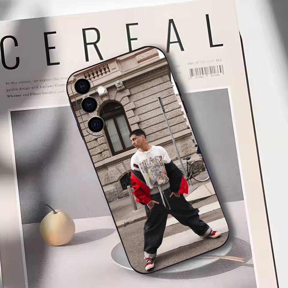 Rapper Art Print Phone Case For Samsung Galaxy A73,A72,A71,A70,A53,A52,A51,Others Soft Black Cover
