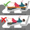 Cuscino Inclinato Anteriore per Auto Sgabello Gonfiabile Letto da Viaggio Riempimento Spazio Sedile Materasso ad Aria Viaggio in Auto Autonoma Accessori Universali