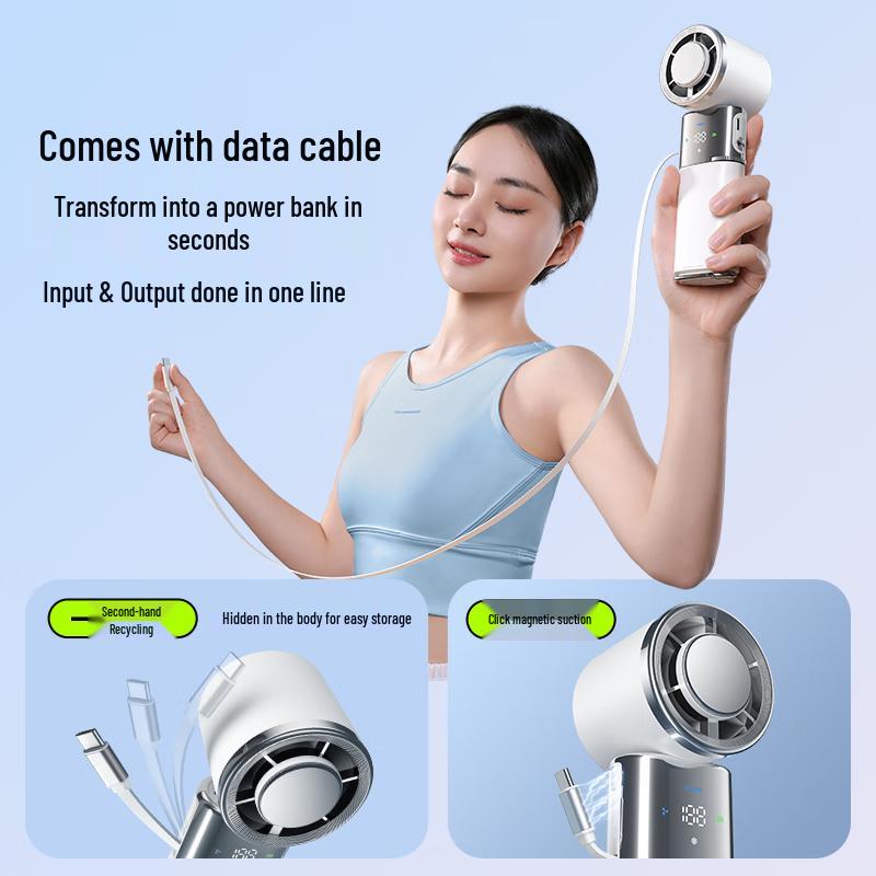 VENIDER Portable Semiconductor Cooling Fan & Power Bank