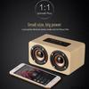 K5 Mini Holz Bluetooth Desktop-Lautsprecher mit Kartensteckplatz - Perfektes Heim-Geschenk