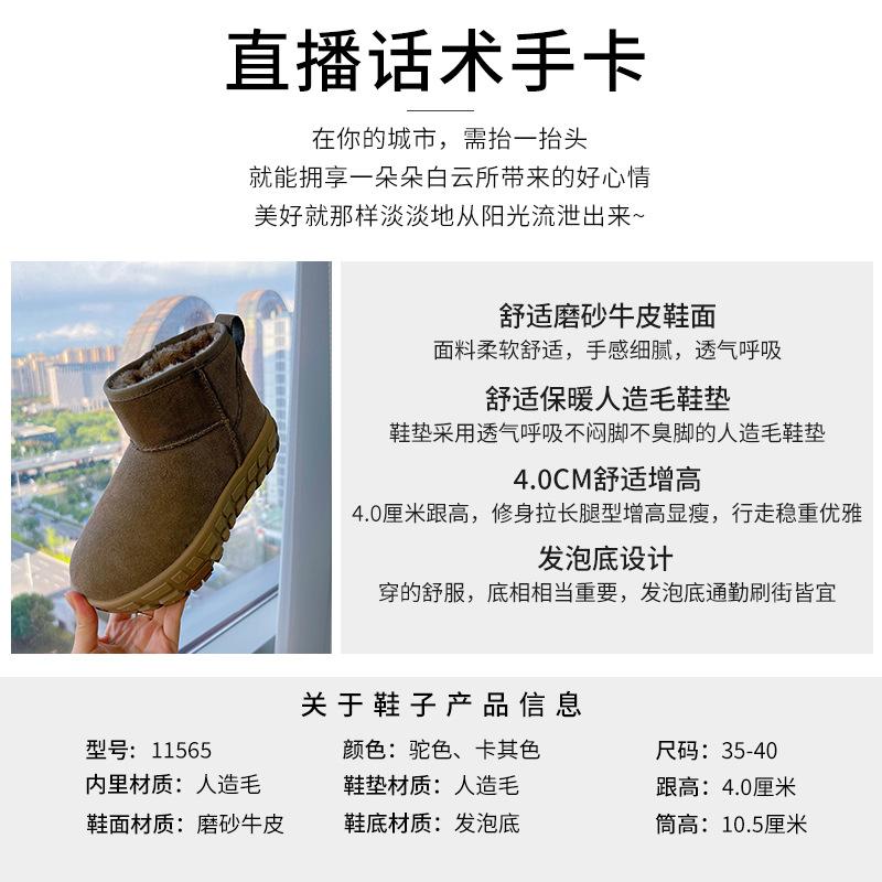 Leather Snow Boots for Women 2025 Winter New Velvet Warm Women's Boots Retro Short Boots Fashion Boots for Women