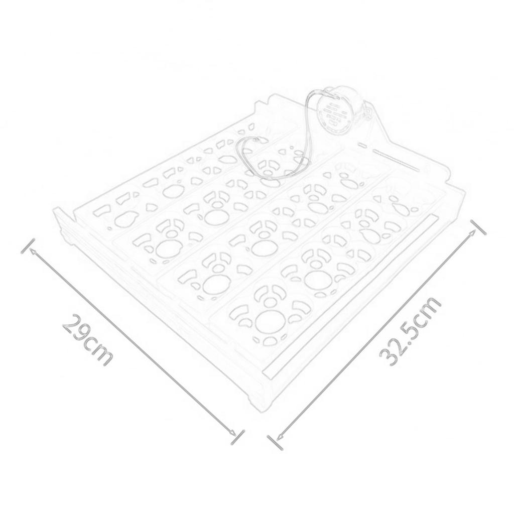 Automatic Egg Incubator Tray Egg Turner Turning Tray Poultry Egg Hatcher Incubation Accessory Automatic Turning Motor for Duck