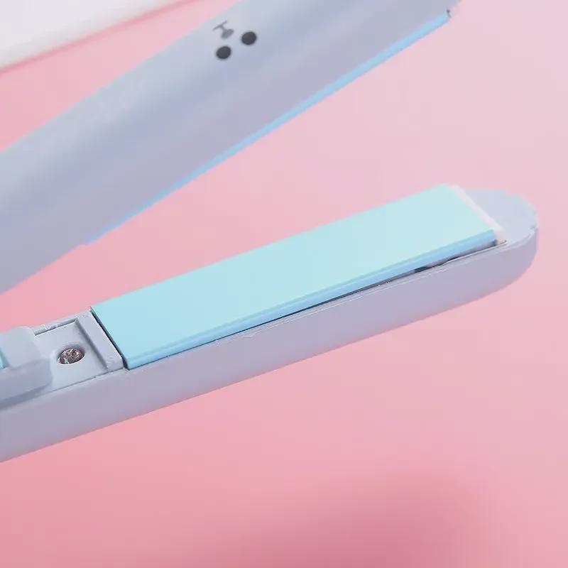 Mini 2-in-1 Home Hair Styler: Curling & Straightening Comb