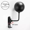 Wall-Mounted Punch-Free Motorcycle Helmet Rack: Anti-Deformation Hat Storage Display