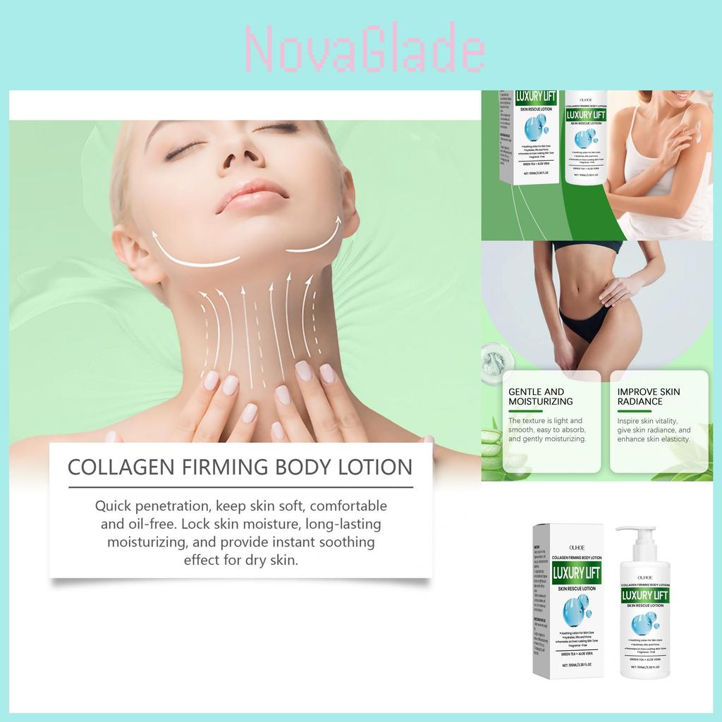 Ouhoe Firming Body Lotion Gentle Hydrating Moisturizer For Dry Skin With Tightening Effect