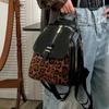 Hot Trendy Leopard PU Zipper Spring Fashion Retro Backpacks 2026 High Quality Personality Designer Style School Bags for Women