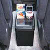SEIWA Car Trash with Drink W734 Can, Large, Weight, Black,