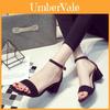 Premium Quality New Summer Women Sandals Open Toe Flip Flops Thick Heel Korean Style Gladiator For Effortless Style