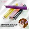 5-Petal Dotting Tool Flower Creator DIY Nail Art 1.8mm Fine Tip Rhinestone Pickers Glitter Handle Manicure Nail Tools Brushes