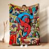 Spider Man Action Pose Blanket Blanket Soft And Comfortable Bedroom Digital Printing Machine Washable