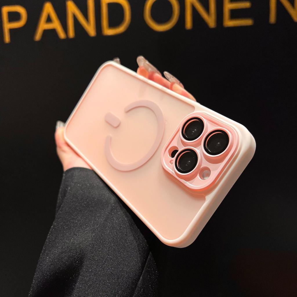 Applicable To iPhone16promax Matte Magnetic Mobile Phone Case Apple 15 Lens All-inclusive 14 Skin Feeling Anti-drop Cover 13