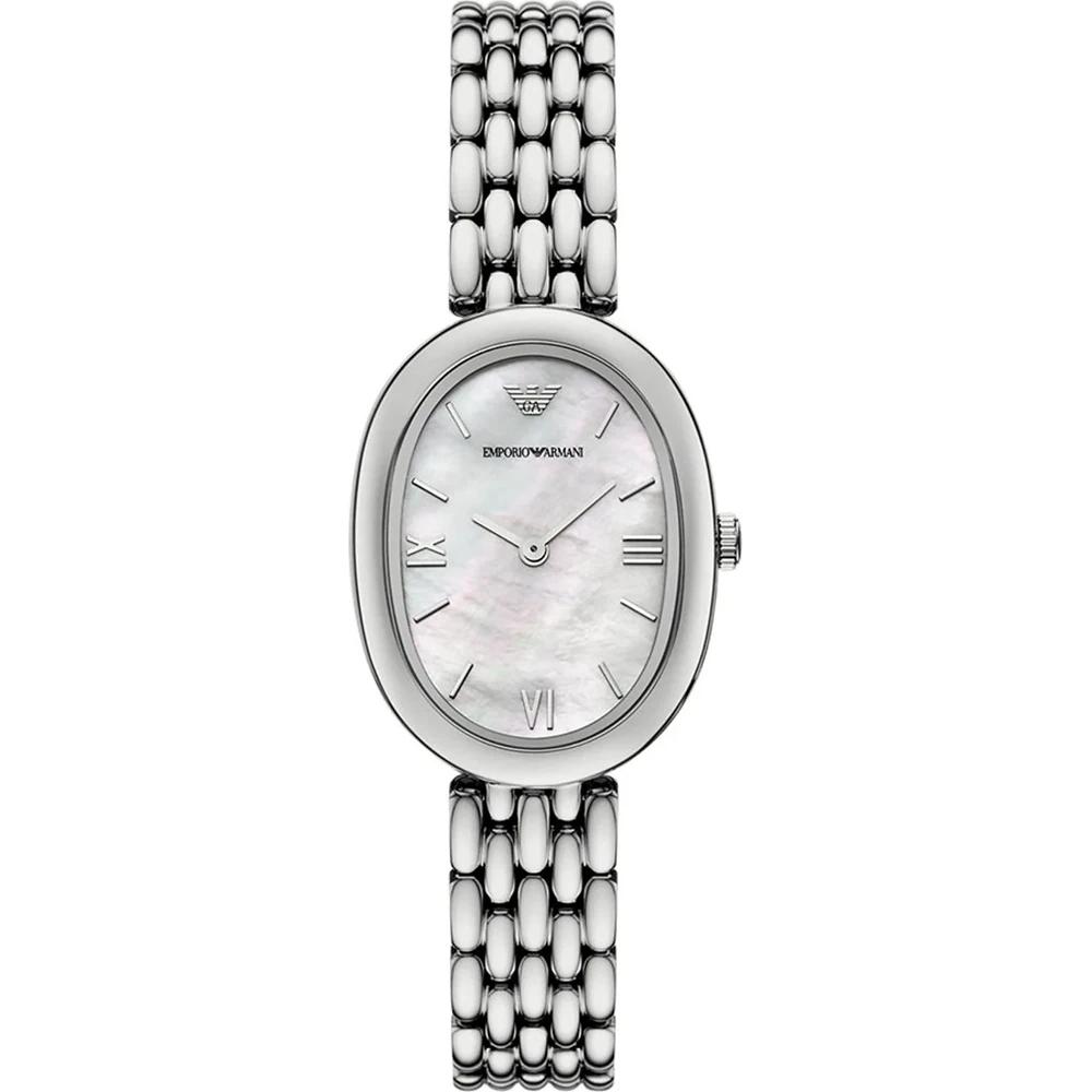 

Emporio Armani Sinfonia Mother of pearl Silver Stainless Steel Ladies Quartz AR11706 Watch мать жемчужного