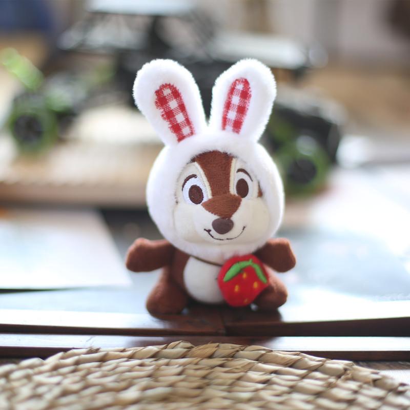 

Милая маленькая белка подвеска плюшевая игрушка кукла сумка подвесное украшение брелок кукла 12cm