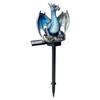 Solar Garden Statue Light Guardian Resin Figurine Waterproof Auto On Off Outdoor Pathway Landscape Yard