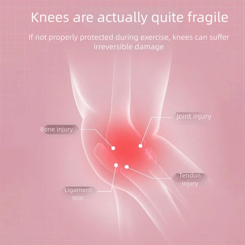 1 Pair Anti-slip Sports Knee Pads Nylon Knee Support Braces Arm Support Sleeves  Running