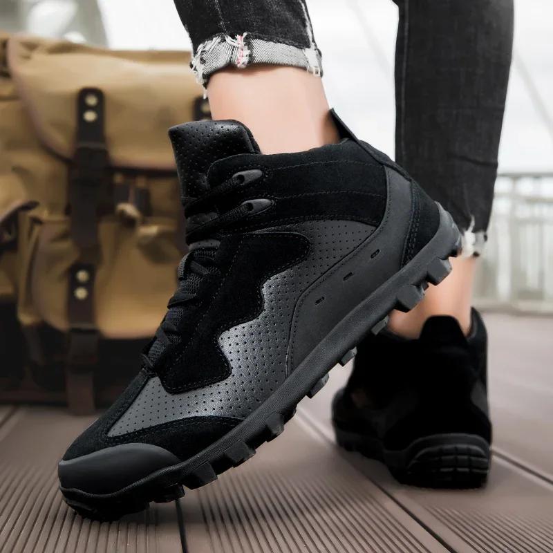 High Quality MTB Shoes Mens Hiking Cycl Shoes Cycling Shoes MTB Gravel Road Bicycle Sneakers High-Cut Design Size39-50