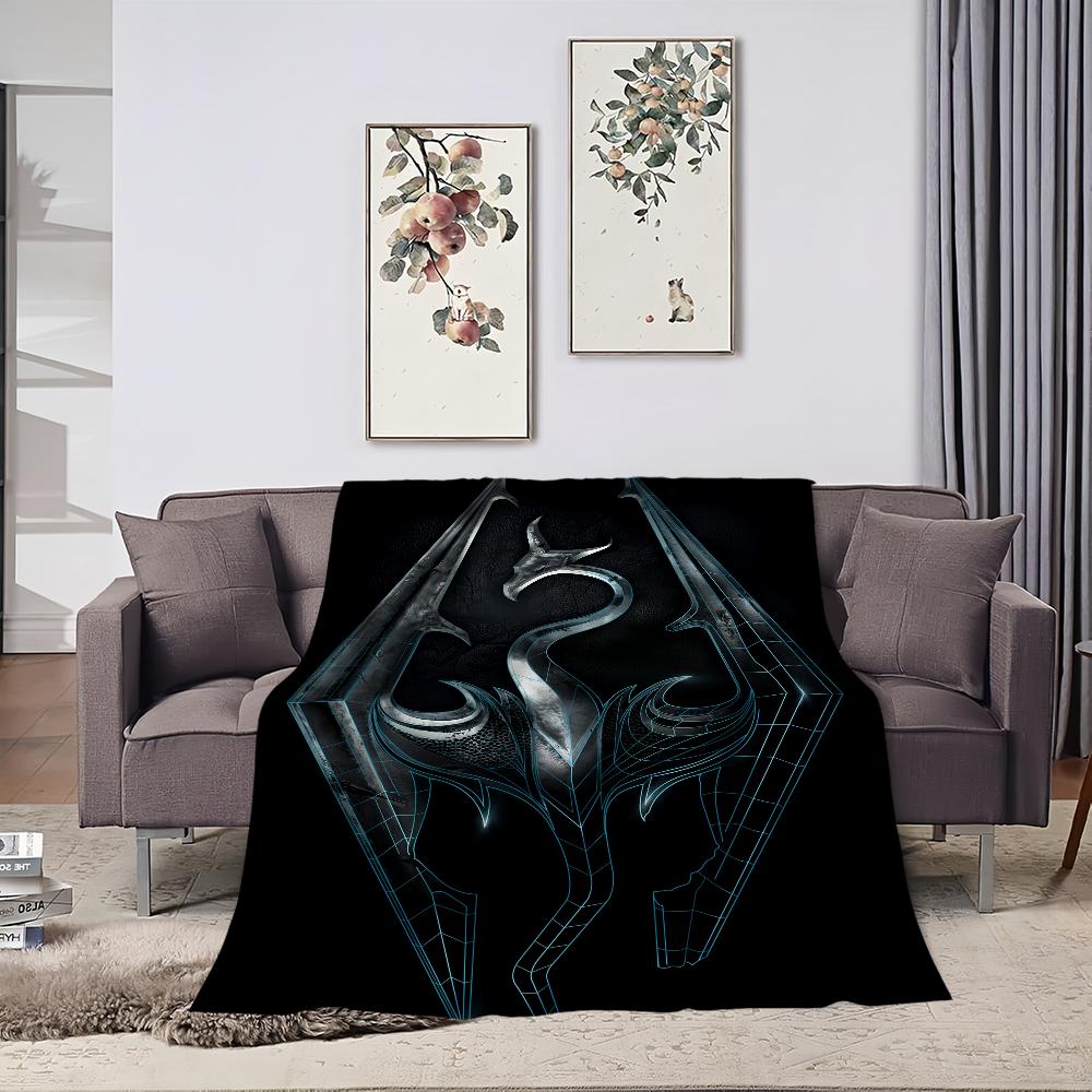 Spiel v S-skyrim-s Decke Plüsch E-elder-s Nickerchen Sofa Teppich für Wohnzimmer S-Scrolls Büro Schlafzimmer Geburtstag Zuhause Reise Kinder Geschenke