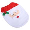 Christmas Santa Claus Bathroom Toilet Cover Pad Set for Home Christmas Decoration