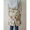 fabrizm Made in Japan Work Apron Short Length La Pure White 1775-wh