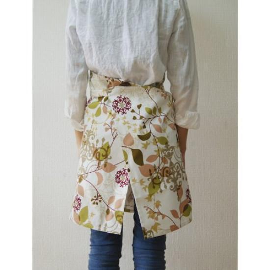 fabrizm Made in Japan Work Apron Short Length La Pure White 1775-wh