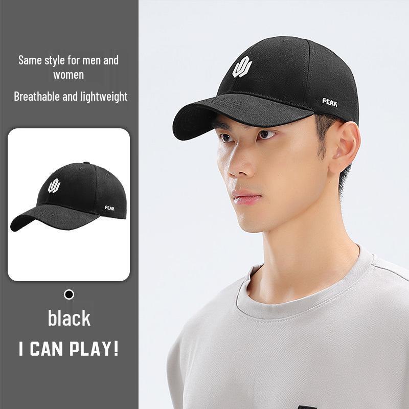 Peak Men s Duckbill Baseball Cap - Sun Protection Hat for Spring, Summer & Autumn. One Size чёрный