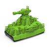 Military Tank Half Tracked Armor Vehicle 3D Printed Action Figure Model Creative Toy for Birthday Christmas Collectible Gift