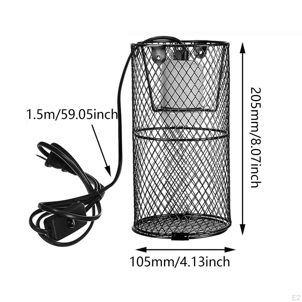 Pet Cage Heating Lamp Anti Scald Winter Supplies Sturdy Parrot Insulation