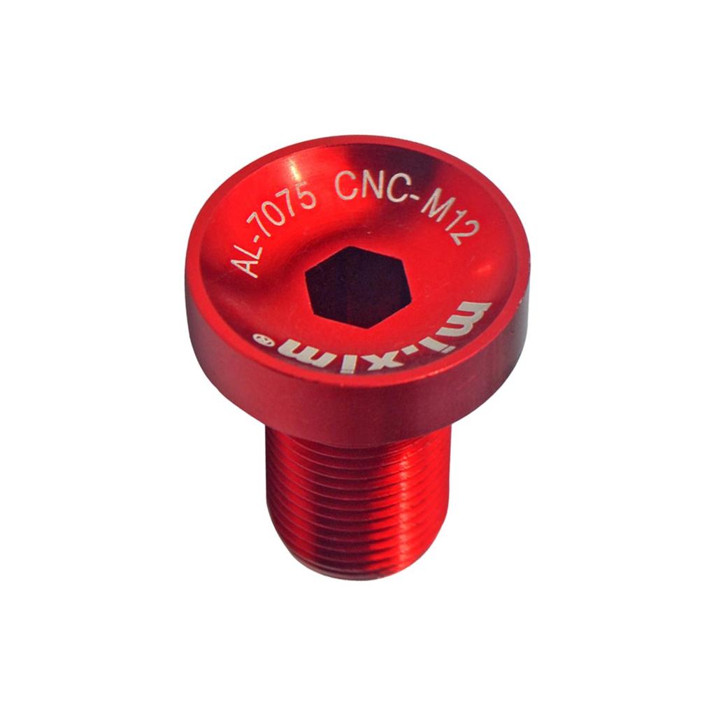 M12 Bicycle Bottom Bracket Crank Bolt Rust Resistant Aluminum Alloy for Bike Modification Accessories and Spare Parts