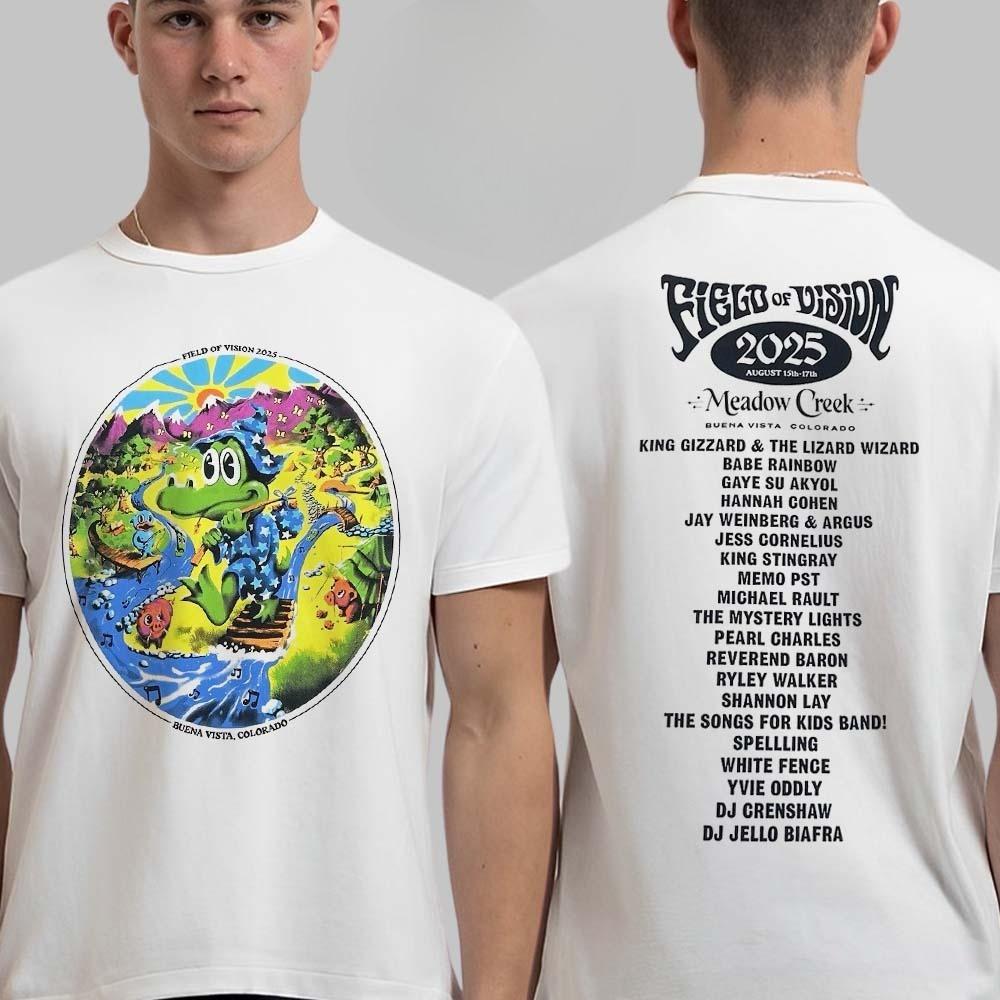 King Gizzard and The Lizard Wizard Field of Vision Buena Vista Colorado 15.-17. srpna 2025 Tričko k události