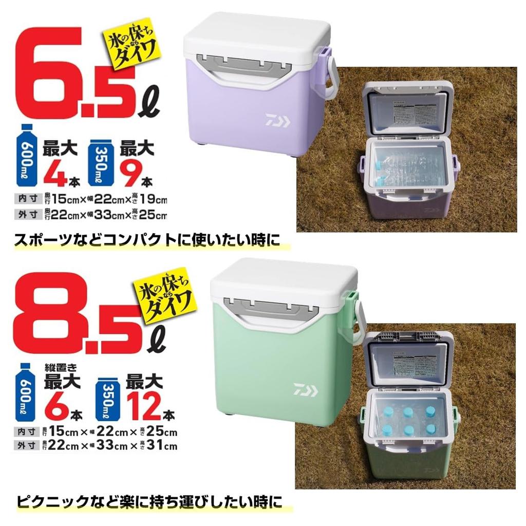 Daiwa Cooler Box Mini S1250 Outdoor Camping Fishing Dark Blue