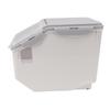 Rice Storage Container with Cup Airtight Sealed Food Grain Organizer Plastic Kitchen Supplies