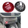 For Ford Focus Active X  Black & Red Carbon Fiber Car Interior Start Stop Engine Button Switch Sequ Sticker Cover Trim