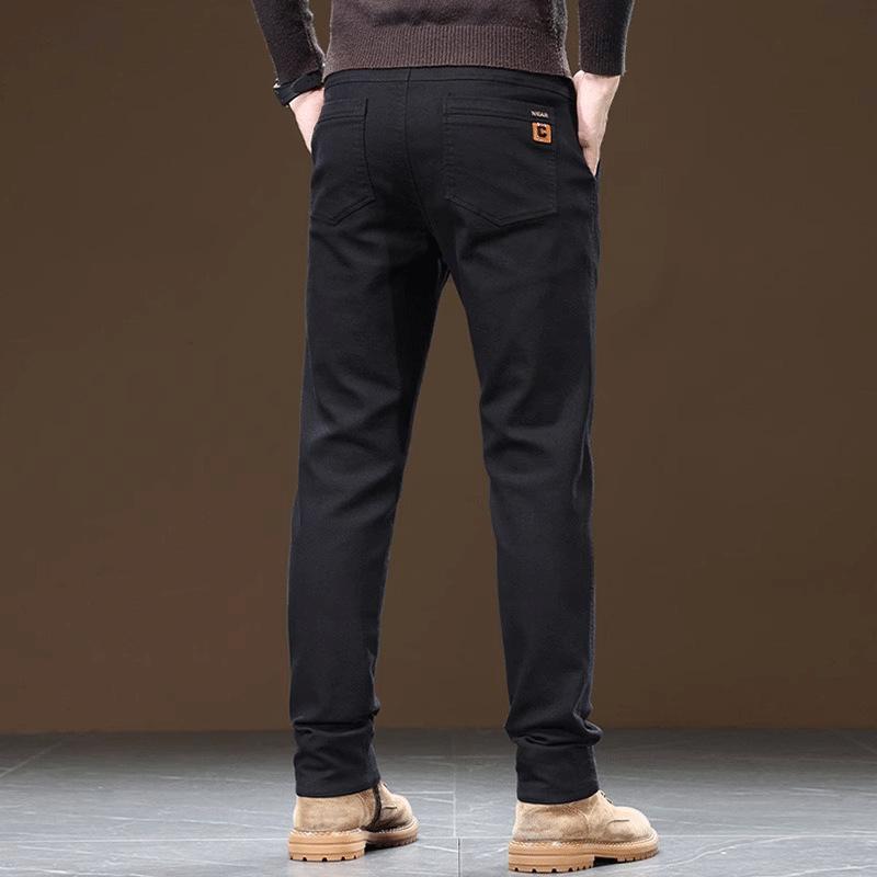 

Весенние корейские модные мужские повседневные брюки деловые рабочие брюки мужские брюки лето осень 27 чёрный