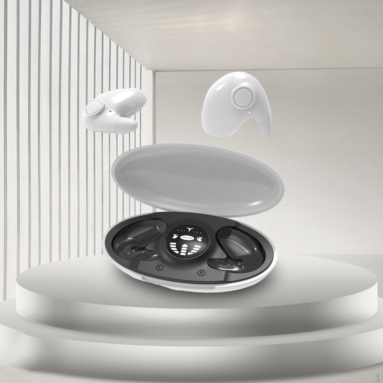 

Headphones with Microphone Noise Canceling Mini in Earphones for Driving Business White