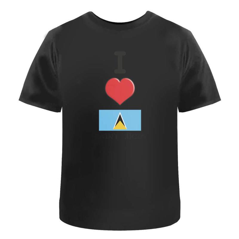 

I Love Saint Lucia Cotton T Shirt Ta033399 5XL різнокольоровий