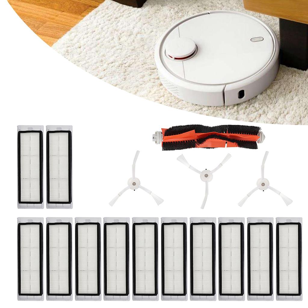 Vacuum Cleaner Side Brushes Rolling Brush Filters Replacements Parts Fit for Roborock Robot Vacuum