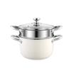 Sule 304 Stainless Steel Double Layer Steamer & Soup Pot