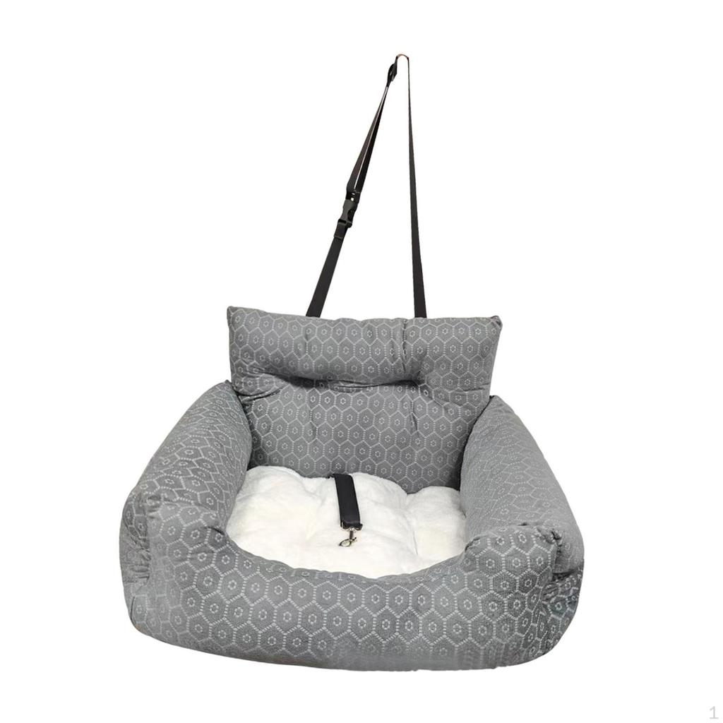 Booster Dog Car Seat Portable Comfortable Outdoor Kennel Pet SUV for Large Cats Puppies