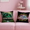 J-Jurassic W-World Movie Cushion Cover Comfortable Reversible Pillow Cover Ideal for Car Sofa Bedroom & Beyond