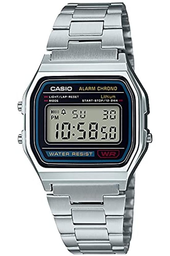 Casio Armbanduhr Kollektion Herren Silber A158WA-1JH