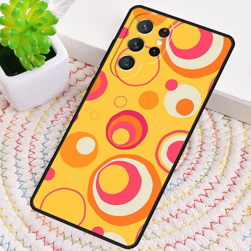 Abstract Circle Phone Case for Samsung Galaxy Note 10 Pro S26 Ultra S23 S24 FE S25 S21 S22 PLUS Shockproof Cove