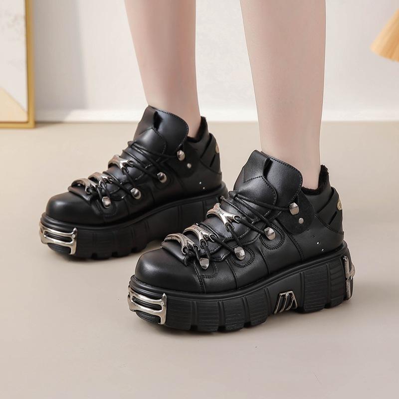Fashion Best - Selling Large - Size Women's Dad Shoes | New Heavy  Duty Thick - Soled Punk Style Footwear for Russia Texturing
