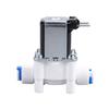 Elettrovalvola Acqua Normalmente Chiusa con Ingresso da 1/4" per Valvola Elettrosolenoidi Elettrici in Plastica per Sistemi di Osmosi Inversa RO Pura