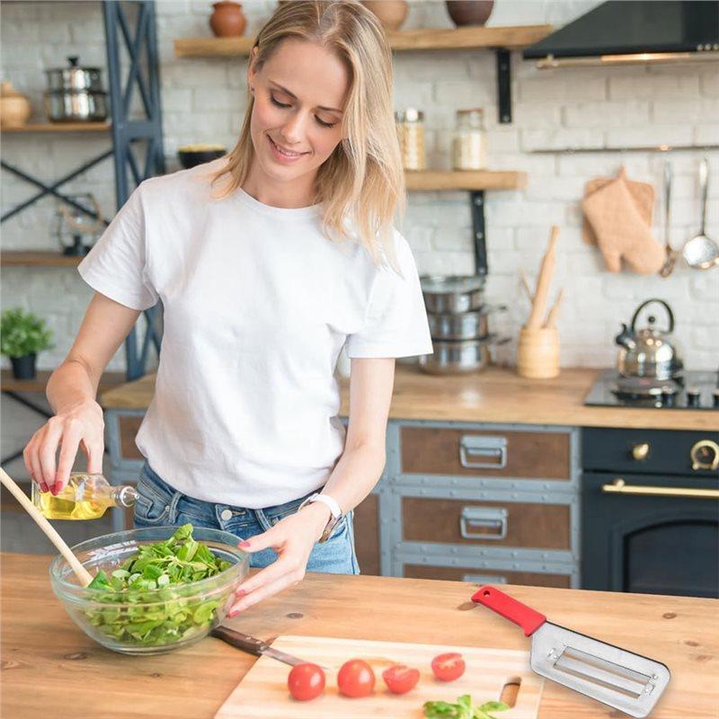 A25F-Kohlhobel Handhobel Manuell Doppelklingenhobel Gemüsehobel Hobel für Kohl Salat Schneider