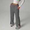 Women's Fashion Casual Wide Leg Sweatpants with Split Hem for Everyday Wear