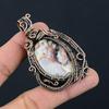 Crazy Lace Agate Gemstone Pendant Handmade Jewelry, 999 Copper Wire Wrapped Pendant Sodalite Jewelry, Gift For Her Women Pendant Brand New Pendant