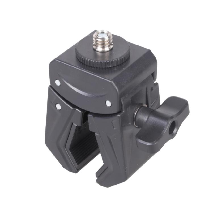 

Camera Equipment Clamp Adapter 3/8Inch Threads Screw Adjustable 15-45mm Jaw for Mounting Lights DSLR Action Camera 1
