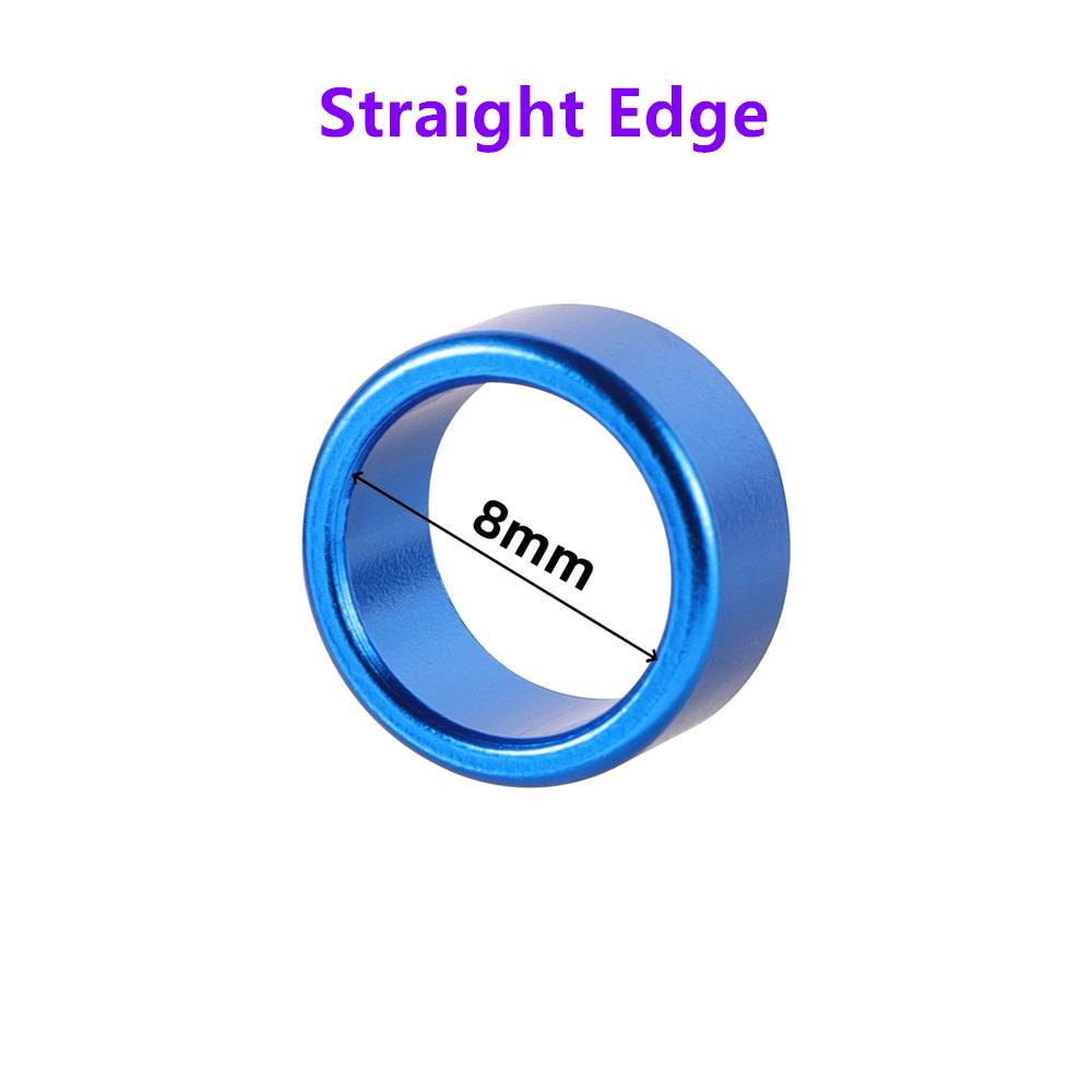 Bird Aluminum Straight/Curl Edge Foot Ring ID8mm ID10mm High 6mm Pigeon Outdoor Flying Training Identification Leg Ring 120Pcs
