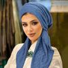 Polyester Womens Headscarf With Breathable Design For Casual Summer And Winter Wear
